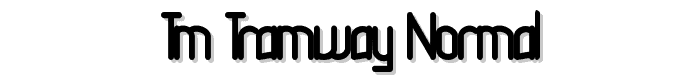 TM Tramway Normal font